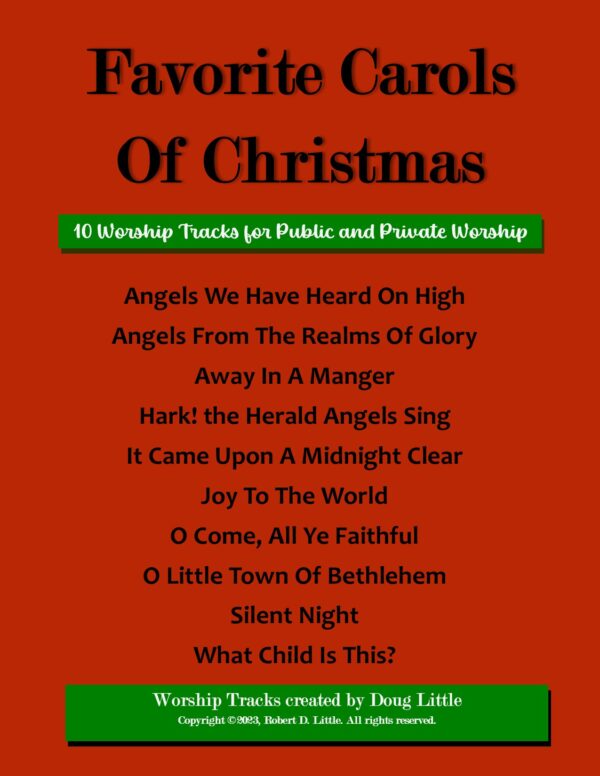 Favorite Carols Of Christmas Worship Tracks