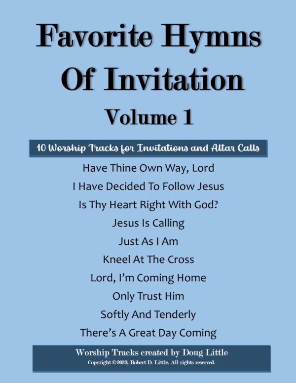 Invitations Vol 1 No Voice, Audio Only Download