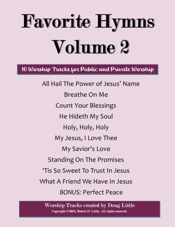 Favorite Hymns Worship Tracks Volume 2