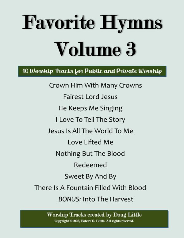 Favorite Hymns Worship Tracks Volume 3