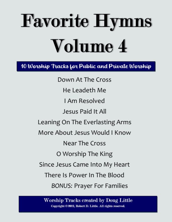 Favorite Hymns Worship Tracks Volume 4